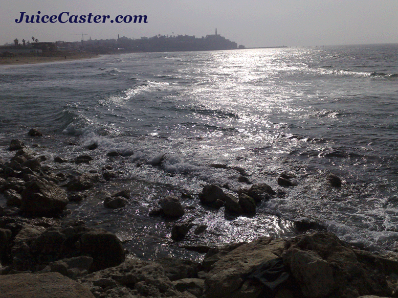 jaffa beach sunny picture israel