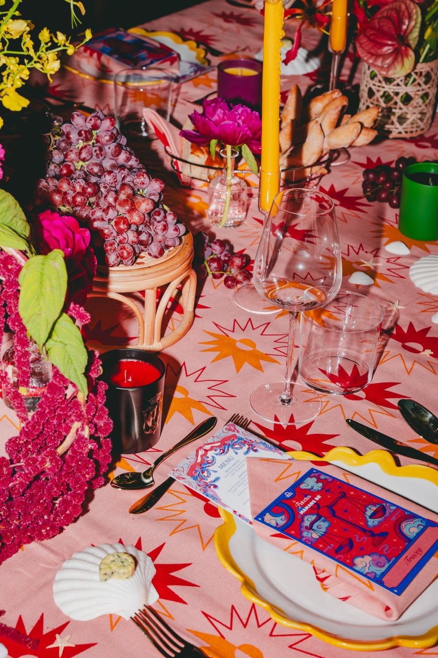 Isla Capricho artisan table linens